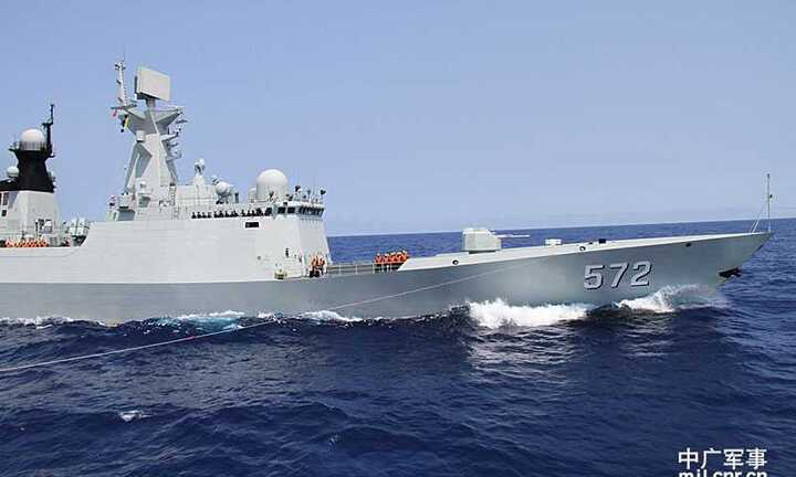 Tàu chiến Trung Quốc tập trận ở Thái Bình Dương
