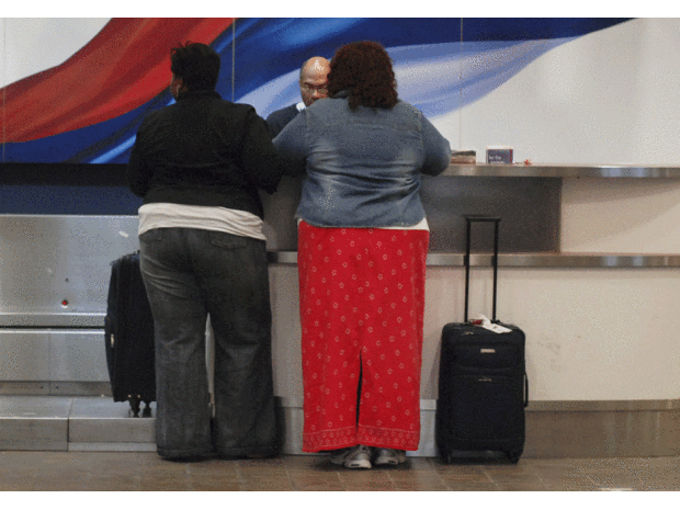 'Thửa' ghế máy bay cho hành khách béo phì