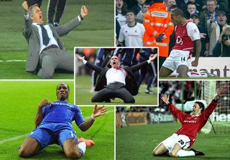 Trượt cỏ ăn mừng: Từ Di Canio tới Mourinho