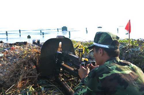 Toàn cảnh diễn tập chống địch trên đảo Lý Sơn