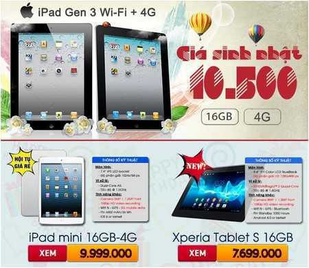 Mừng sinh nhật 17 tuổi – 17 ngày khuyến mại tri ân