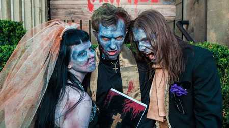 Giật mình đám cưới của những 'thây ma'