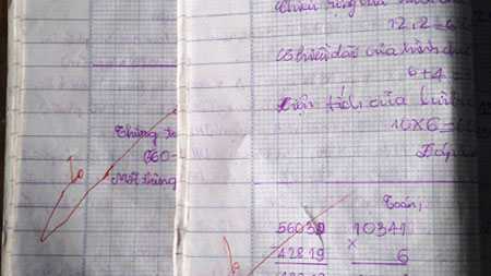 Thầy giáo để trò lớp 4 dạy, chấm điểm hộ