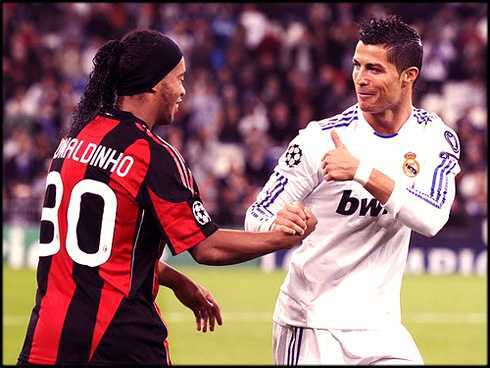 Ronaldo, Ronaldinho ghi siêu phẩm kiểu slow-motion