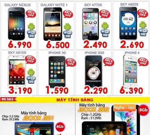 Điện thoại siêu bền, pin khủng giá 590.000 VNĐ