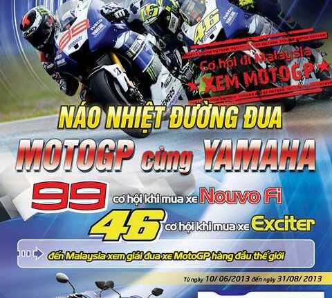 Náo nhiệt đường đua MotoGP cùng Yamaha
