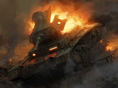 Clip: Trúng tên lửa, xe tăng nổ tung