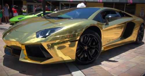 Ngắm siêu xe Lamborghini dát vàng 'độc nhất vô nhị'