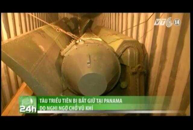 Clip: Bên trong tàu chở tên lửa Triều Tiên bị bắt