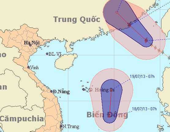 Bão chưa tan, Biển Đông lại xuất hiện áp thấp mới