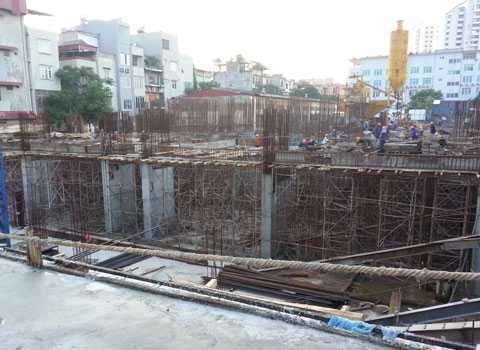 Dự án đầu tiên lắp camera theo dõi tiến độ