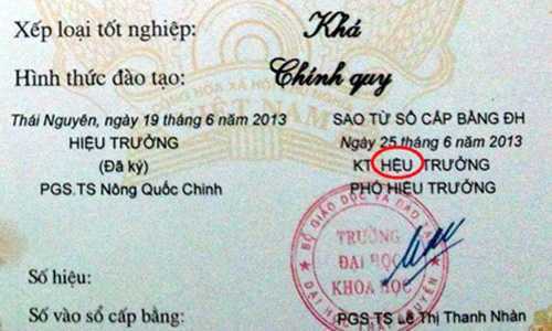 700 bản sao bằng tốt nghiệp sai, hiệu trưởng xin lỗi