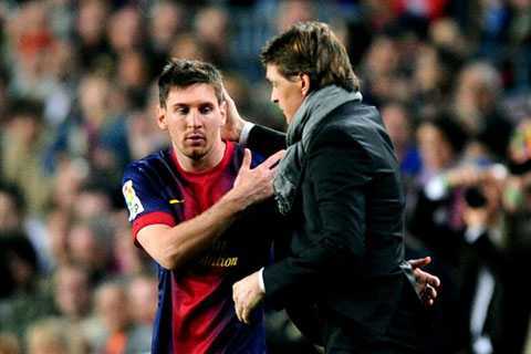 Messi phủ nhận tình cảm với tân HLV Barca