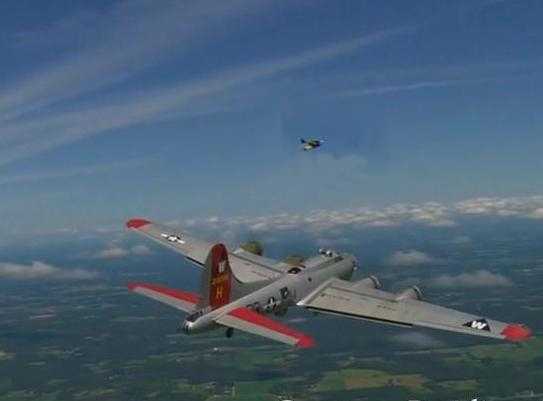 'Dị nhân' tung cánh cùng máy bay ném bom