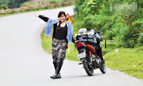 Nữ sinh xinh xắn 35 ngày đạp xe xuyên Việt