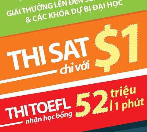 Thi SAT với 1USD - 'Rinh' học bổng 52 triệu trong 1 phút