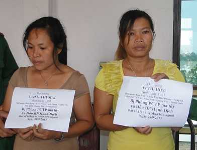 Bắt 2 sơn nữ lừa bán người qua Trung Quốc