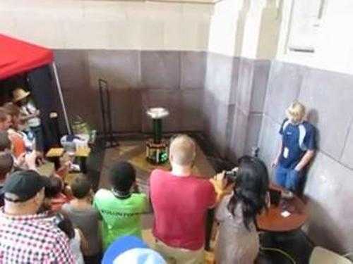 Trố mắt xem đồ vật vừa phóng điện vừa phát nhạc