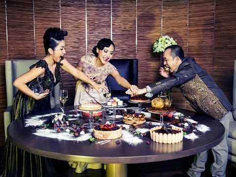 Quốc Trung, Mỹ Linh 'tranh nhau' chỉ vì miếng ăn