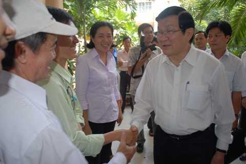 Chủ tịch nước Trương Tấn Sang: 'Không thể 1% cán bộ yếu kém'