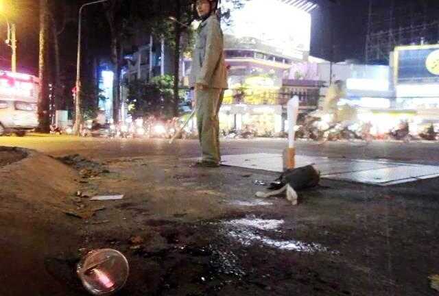 Giang hồ chém nhau giữa Sài Gòn, hai người nguy kịch