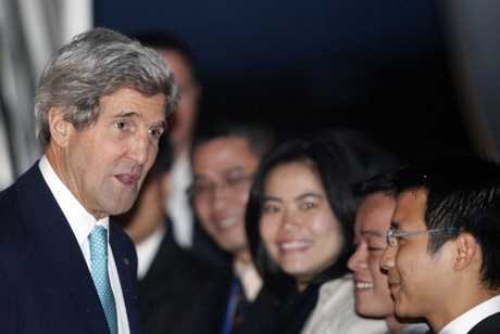 Ngoại trưởng Mỹ John Kerry tới Hà Nội