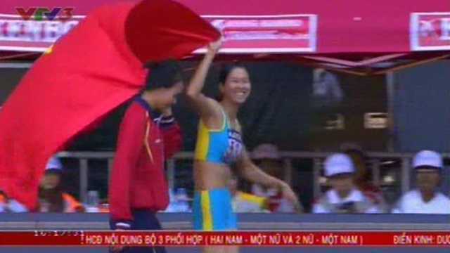 Clip: Dương Thị Việt Anh giành HCV nội dung nhảy cao nữ