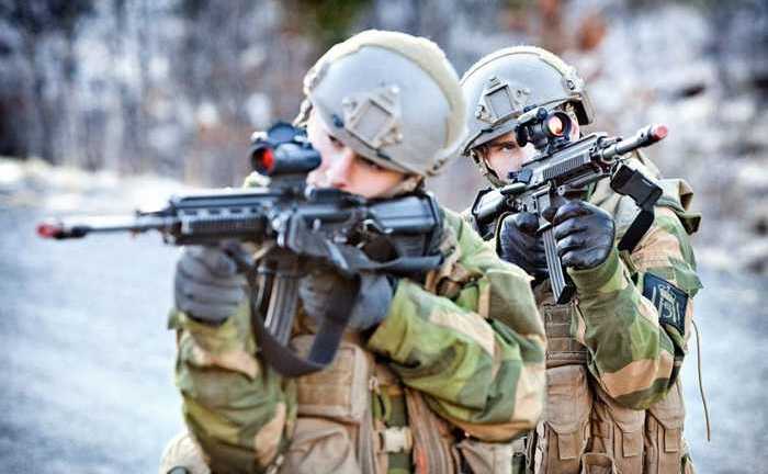 Binh sĩ Na Uy khoe khả năng tác chiến đô thị