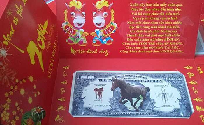 Những tờ tiền 'độc' lì xì Tết
