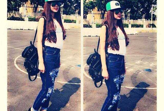 Minh Hằng quần rách te tua cực chất