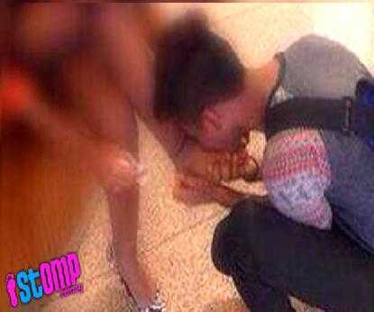 Nam sinh vô tư hôn chân bạn gái xôn xao dân mạng