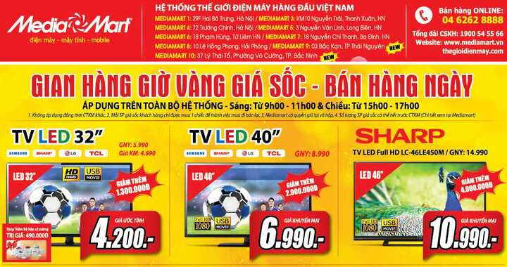 Săn hàng Giờ vàng – Giá sốc tại Media Mart