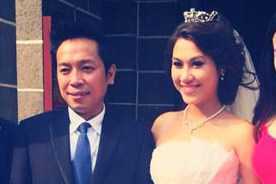 Chị gái Hoàng My hạnh phúc trong đám cưới