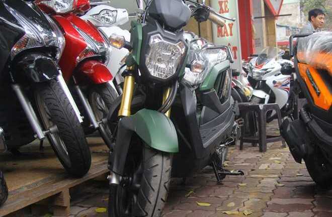 Thị trường xe máy nhập khẩu không còn màu mỡ