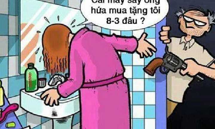 ‘Cười vỡ bụng’ với ảnh chế hài hước ngày 8/3
