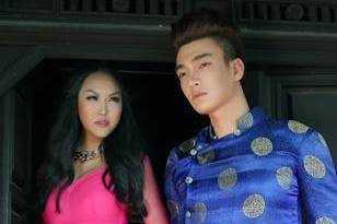 Phi Thanh Vân dịu dàng e ấp bên phi công trẻ