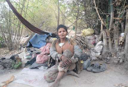 Kỳ lạ người đàn bà 20 năm bỏ nhà ăn ngủ ở bụi tre
