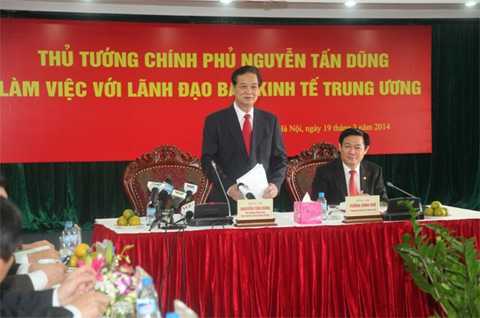 Thủ tướng làm việc với Ban Kinh tế Trung ương