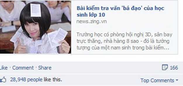 Ca sĩ Khởi My thích thú bài văn 'bá đạo'