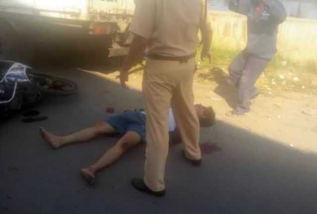 Nạn nhân 'tố' CSGT đạp ngã xe máy, gây tai nạn