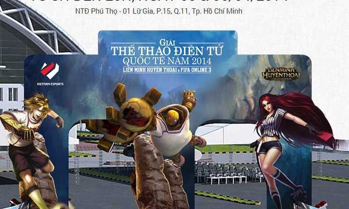 5 tỷ đồng cho giải 'Thể thao điện tử quốc tế 2014'