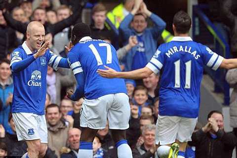 Vùi dập Arsenal, Everton sáng cửa dự Champions League