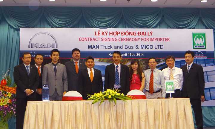 MAN Truck & Bus ký thỏa thuận nhập khẩu với MICO
