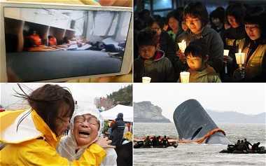 Lật phà Hàn Quốc: Mẹ gào thét tên con trong mưa