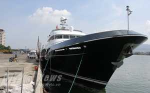 Siêu du thuyền Dorothea III xuất hiện tại Đà Nẵng