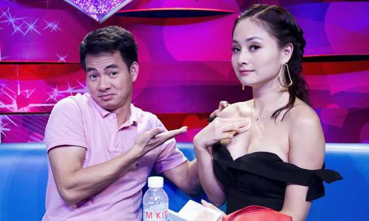 Diễn viên Lan Phương gợi cảm bên MC Xuân Bắc