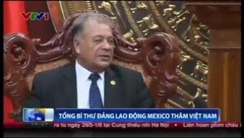 Đảng Lao động Mexico ủng hộ VN bảo vệ chủ quyền biển đảo