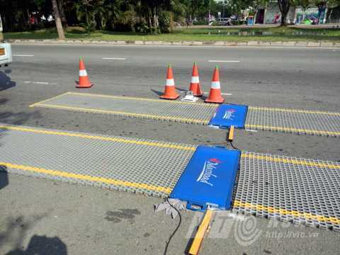 Tài xế cố tình phá hoại thiết bị cân lưu động