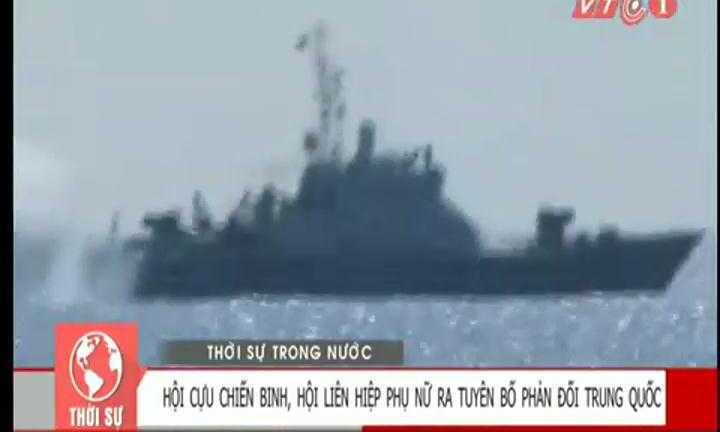 Hội Cựu chiến binh, Hội Liên hiệp Phụ nữ ra tuyên bố phản đối TQ