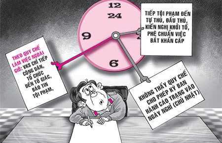 Ký cáo trạng vào Chủ nhật, được không?